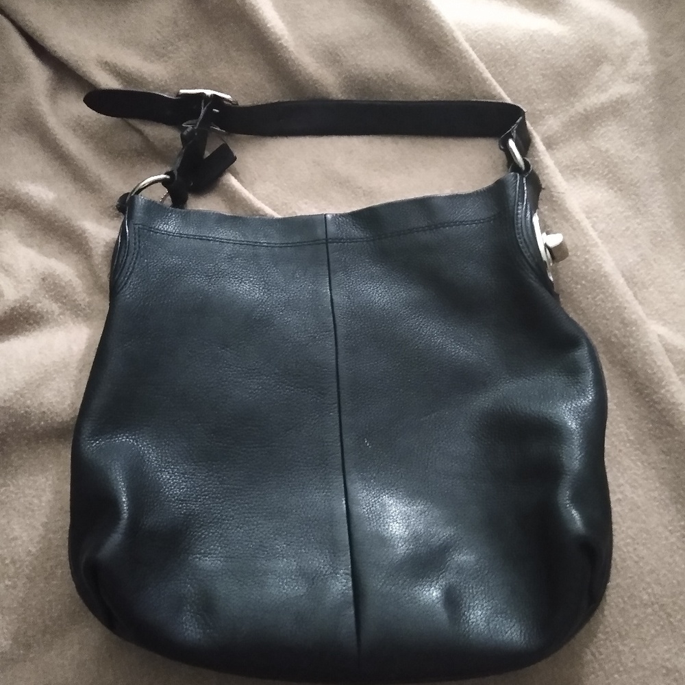 Coach leather hand bag